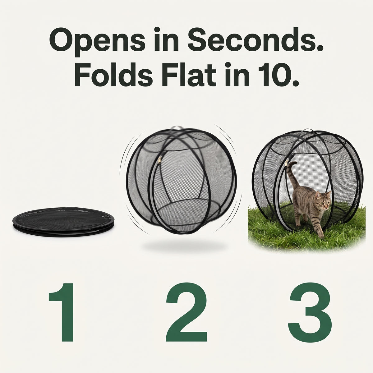 RoamSphere™ – Portable Outdoor Cat Playpen